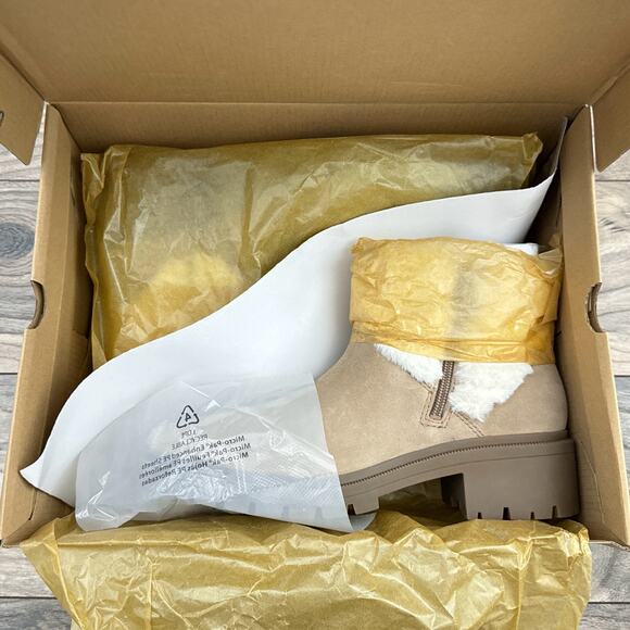 NIB Koolaburra by UGG Berea Fuzz Orthodite Ankle Boots Suede 9 Amphora - Picture 11 of 12